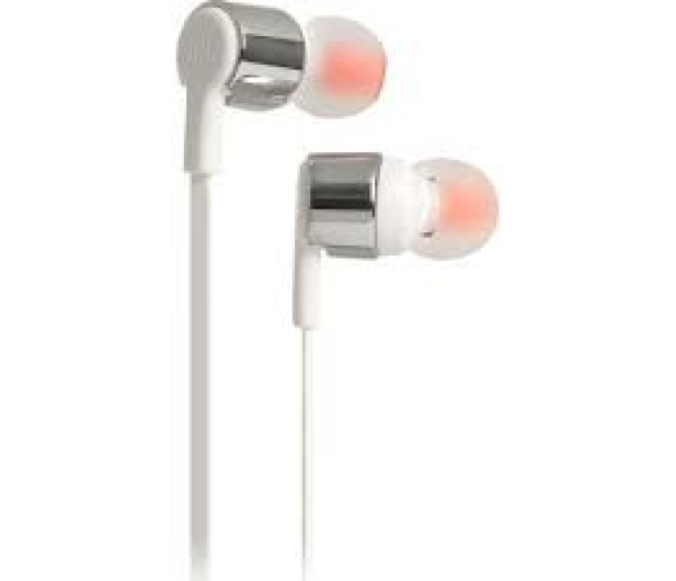 JBL T210 Biało-srebrne - 340779 - zdjęcie